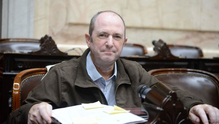 Pablo Todero en el recinto de la Cámara de Diputados.