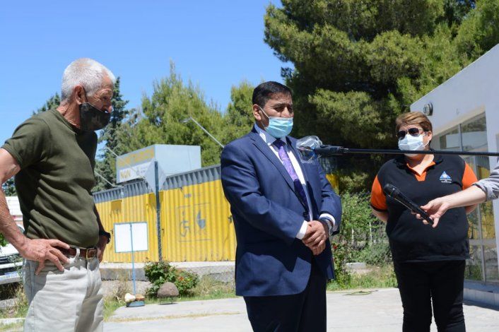 José Rioseco con Robreto Figueroa, del Observatorio de Neuquén, coordinando detalles para ver el eclipse.
