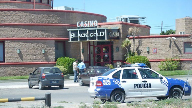 El frente del casino Black Gold