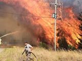 Los incendios forestales no aflojan en El Bolsón. 