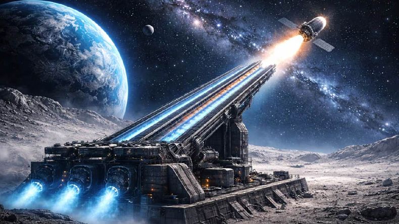 Elon Musk quiere intalar una catapulta en la Luna para lanzar cargas útiles. | LM Neuquen Elon Musk quiere intalar una catapulta en la Luna para lanzar cargas útiles.