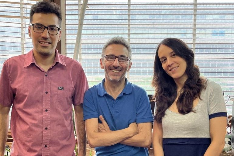 Arturo Heredia, Pablo Pazos y Diana Fernández, autores del estudio.