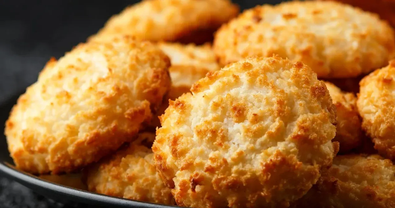 Deliciosas galletitas de coco sin harina: cómo hacer esta receta con solo 4 ingredientes en minutos