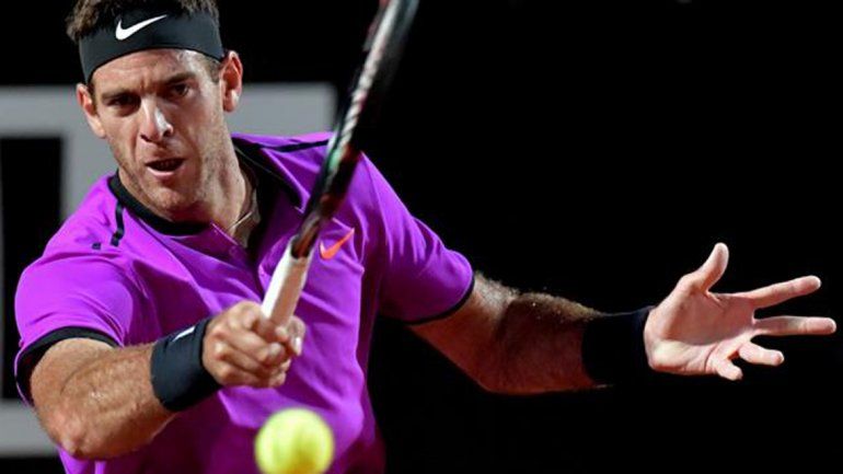 Delpo avanza en Lyon, la antesala de Roland Garros