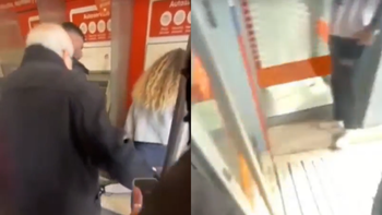 El episodio ocurrió este miércoles al mediodía en una sucursal del Banco Galicia. El episodio ocurrió este miércoles al mediodía en una sucursal del Banco Galicia.