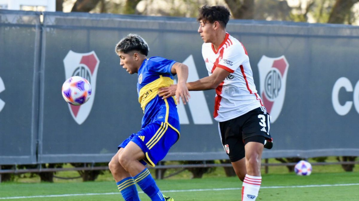 Boca y River empataron en el Superclásico de la reserva