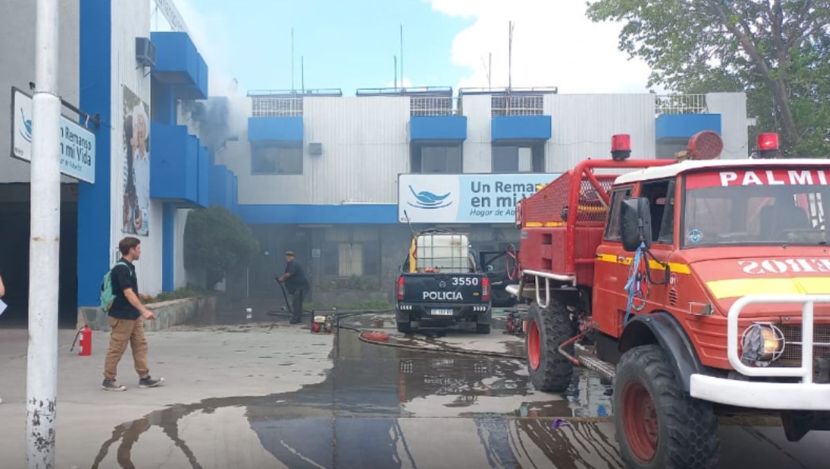 Se incendió un geriátrico