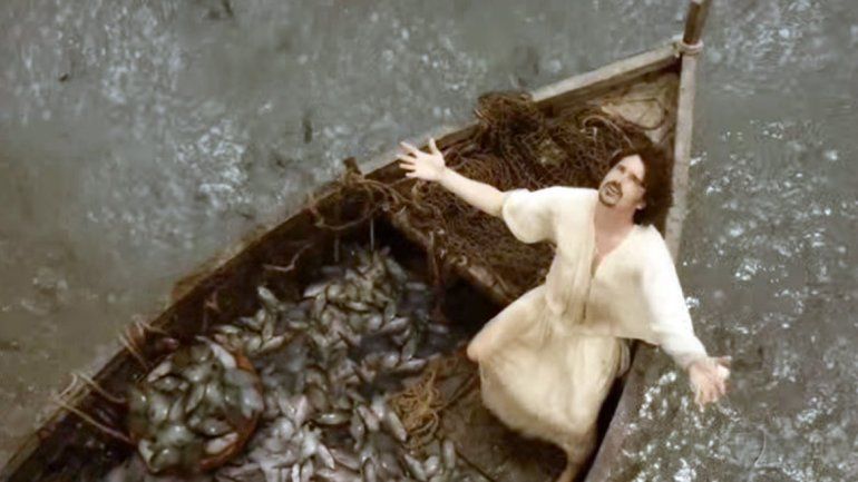 Cairo Junqueira recrea uno de los milagros de Jesús.