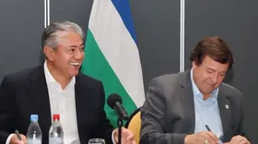 Rolando Figueroa y Alberto Weretilneck trabajaron una agenda común.