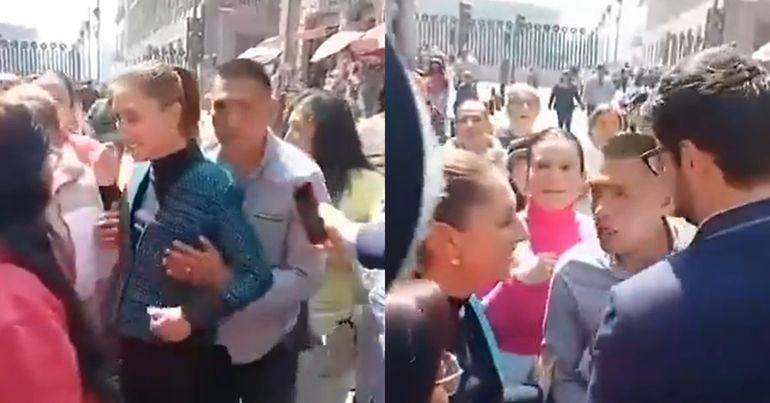 El agresor se acercó y actuó con violencia ante la sorpresa del equipo de seguridad que la acompañaba.