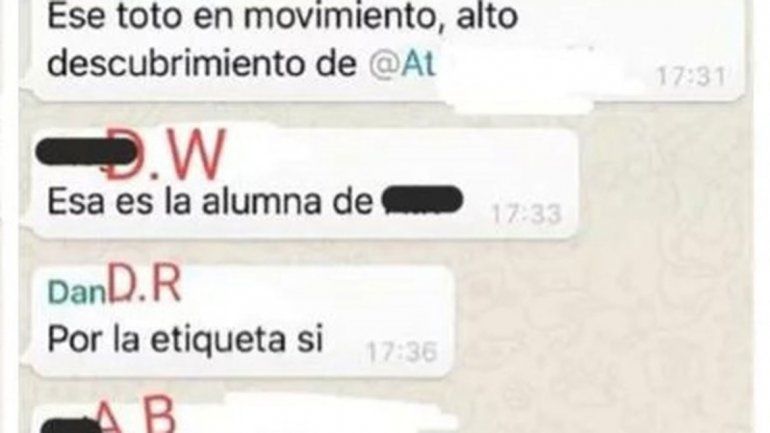 Escándalo en una universidad por chats sexuales