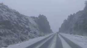 Temporal de nieve en Buenos Aires: el sur de la provincia cubierto de blanco