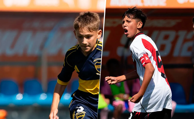 Cómo fueron los debuts de River y Boca en el Mundial de Clubes Sub-12