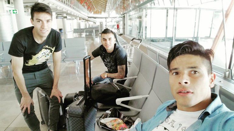 Facundo Roncaglia Nicolás Gaitán y Ángel Correa.