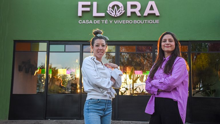 Las amigas que se unieron para darle a Plottier un vivero-casa de té