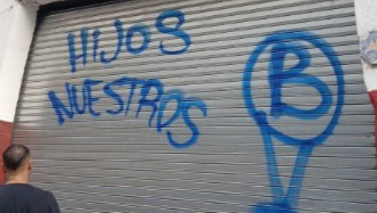 Previa caliente: aparecieron pintadas en el Ducó en la antesala al clásico entre Huracán y San Lorenzo