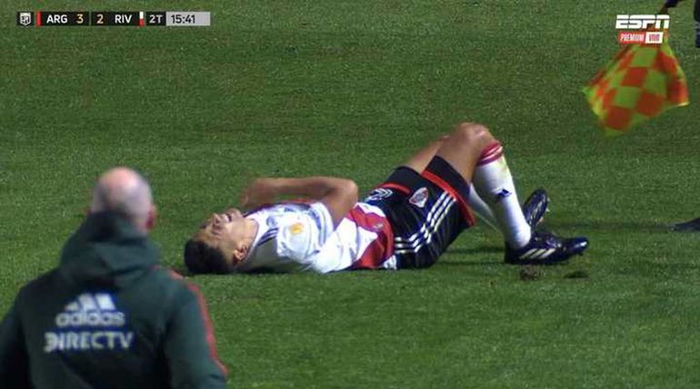 Aliendro será baja por 3 o 4 semanas en River Aliendro será baja por 3 o 4 semanas en River