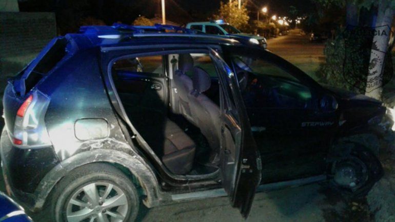 El Renault Sandero Stepway robado por los pibes fue recuperado.