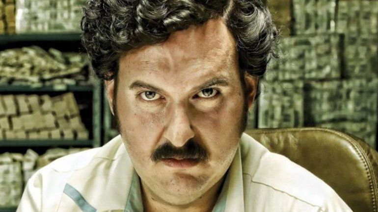 Andr&eacute;s Parra como Pablo Escobar en el Patr&oacute;n del mal&nbsp;