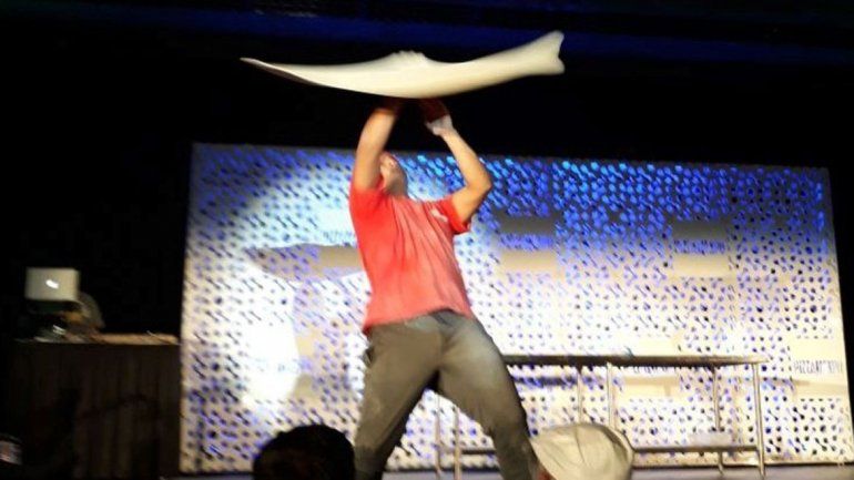 Ezequiel Ortigoza sorprendió a todos en el mundial de Las Vegas.