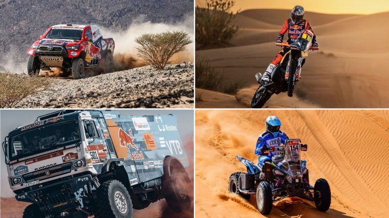 Dakar: acción estelar de los sureños en la Etapa 3 del Rally