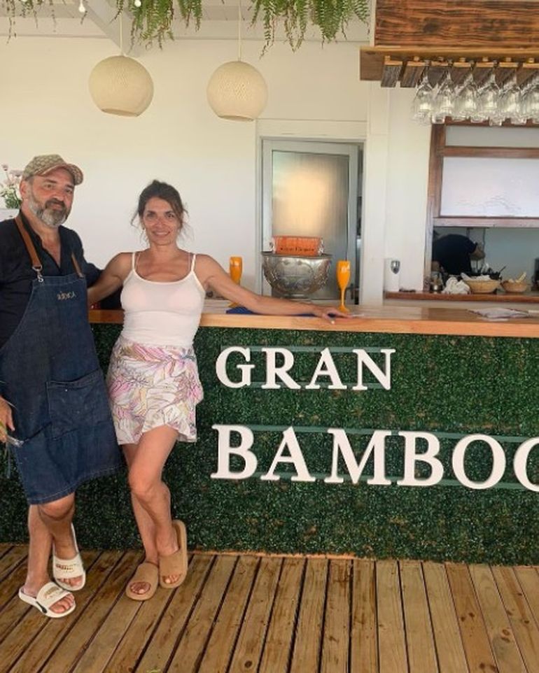 Junto a su mujer, Romina Propato, el conductor lleva adelante sus dos restaurantes. Junto a su mujer, Romina Propato, el conductor lleva adelante sus dos restaurantes.