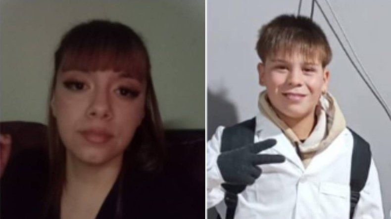 Alerta Nati por una adolescente de 16 años y un nene de 11 años.