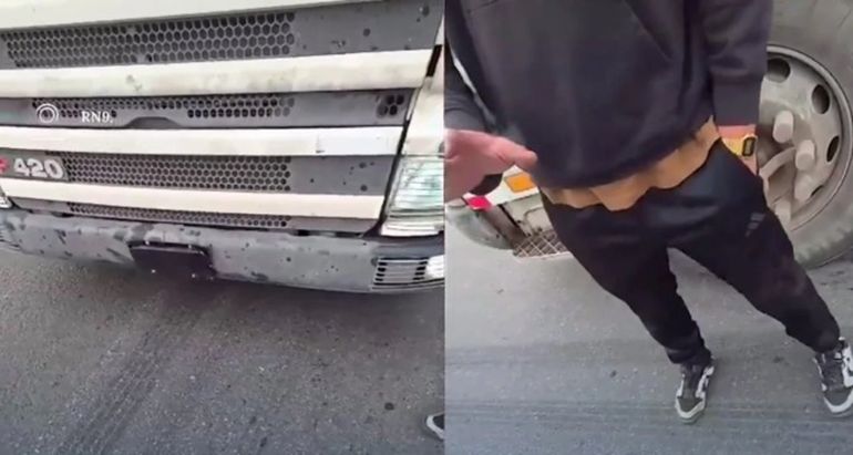 Los agentes descubrieron que las patentes delanteras y traseras estaban tapadas para eludir los radares.