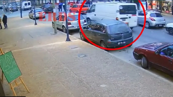 video: una nena de 10 anos fue atropellada cuando salia de la escuela