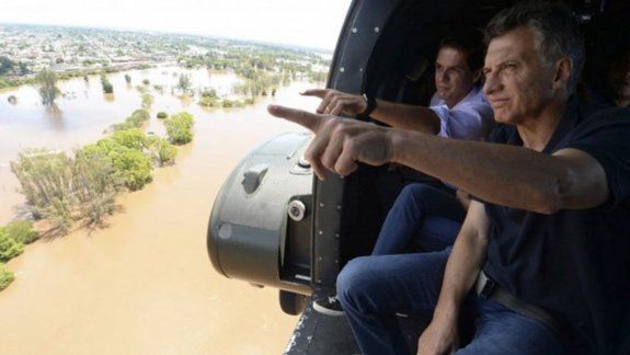 El helicóptero que llevaba a Macri sufrió un incidente 