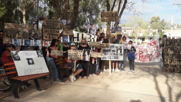 Rincón marchó por Justicia por el crimen del jugador de Deportivo