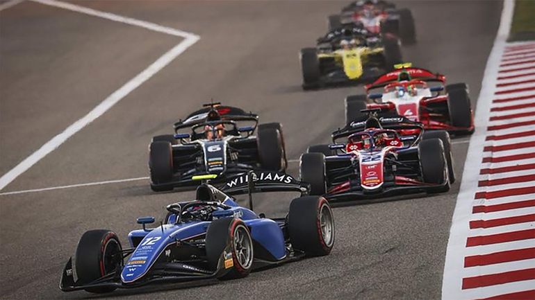 Franco Colapinto se metió dentro del top ten en su estreno en la Fórmula 2.