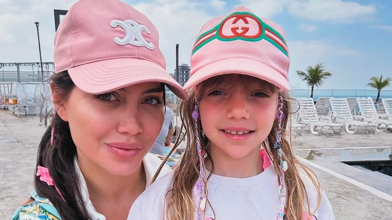 Wanda Nara y sus hijas Wanda Nara y sus hijas