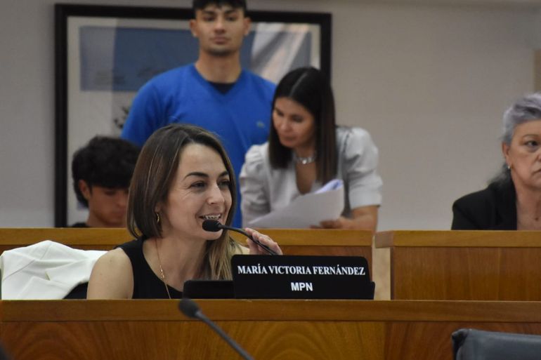 Victoria Fernández concejala de Neuquén (MPN). Victoria Fernández concejala de Neuquén (MPN).