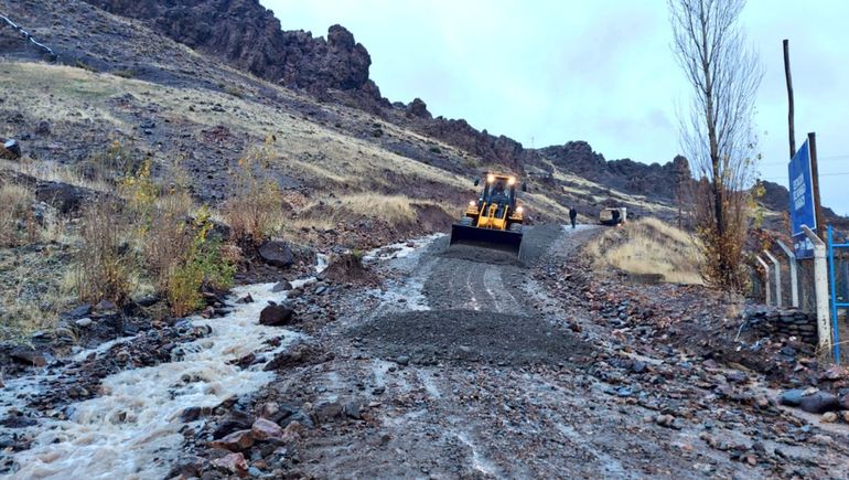 Preocupa el estado de las rutas con el temporal.
