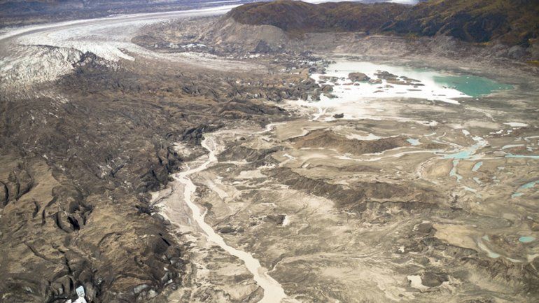 Ahora el agua va hacia el río Kaskawulsh
