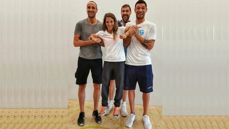 La Generación Dorada se sacó una foto con la Peque Pareto