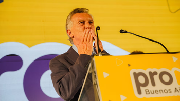 Mauricio Macri encabezó un acto del PRO en Vicente López. Mauricio Macri encabezó un acto del PRO en Vicente López.
