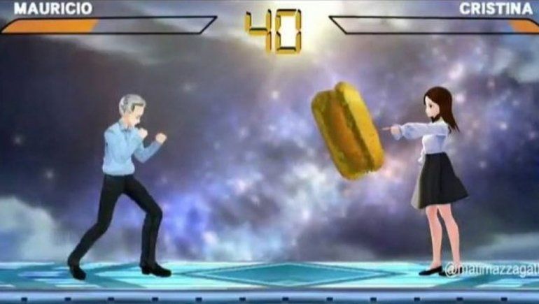 Mauricio vs. Cristina: el videojuego que causa furor en las redes sociales