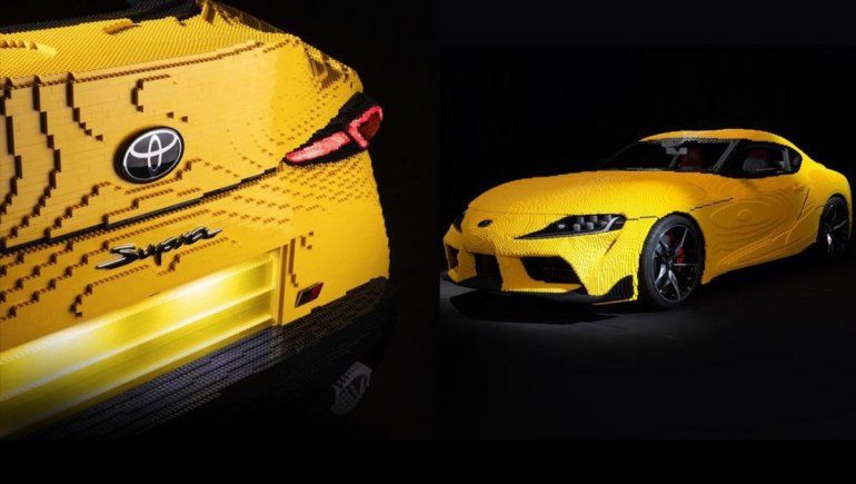 Viral: Lego construyó un Toyota deportivo en tamaño real.