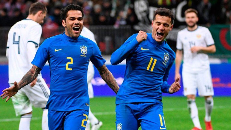 Brasil goleó y Colombia se lo dio vuelta a Francia