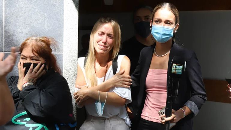 Chantal Abad, dolida.