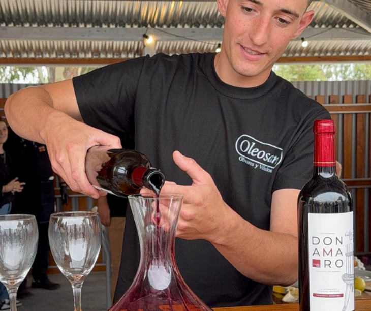 La degustación es el broche de oro de la propuesta turística. Foto: gentileza La degustación es el broche de oro de la propuesta turística. Foto: gentileza