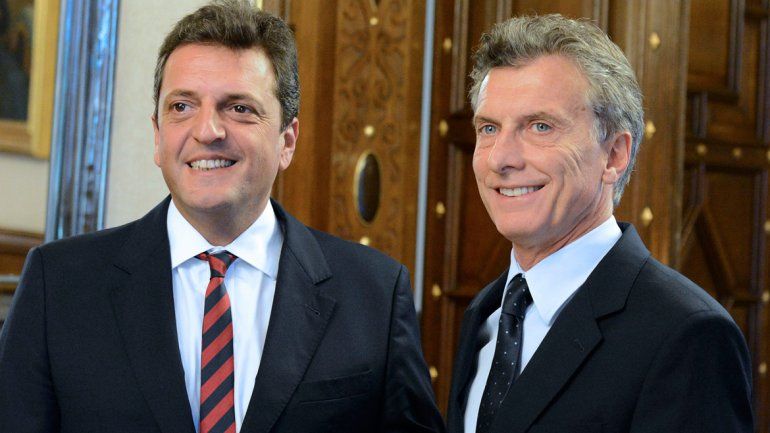 Mauricio Macri recibió ayer en la Casa Rosada a Daniel Scioli