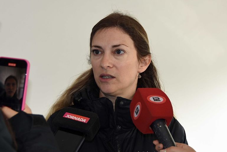 Soledad García, secretaria general del Sindicato de Trabajadores Viales de Chubut. Soledad García, secretaria general del Sindicato de Trabajadores Viales de Chubut.