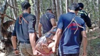 rescataron a un hombre que sufrio una lesion durante una excursion rescataron a un hombre que sufrio una lesion durante una excursion