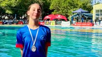 Melina García, una promesa de la natación. Melina García, una promesa de la natación.