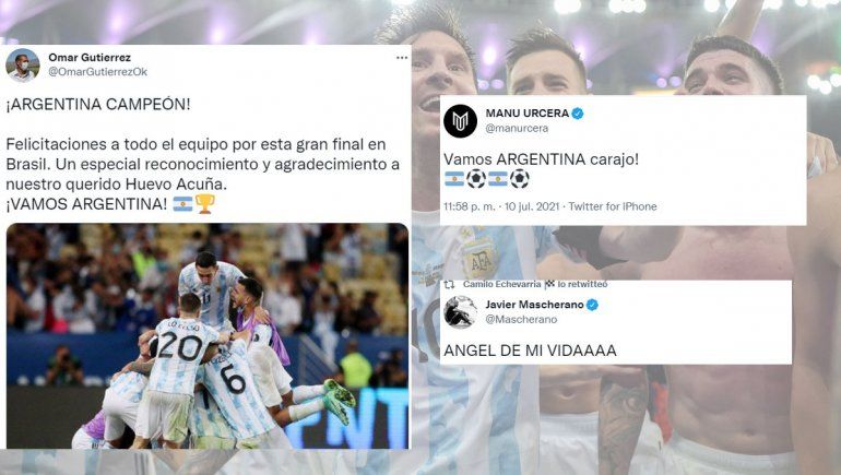 De Urcera a Gutiérrez, la alegría regional por la Selección