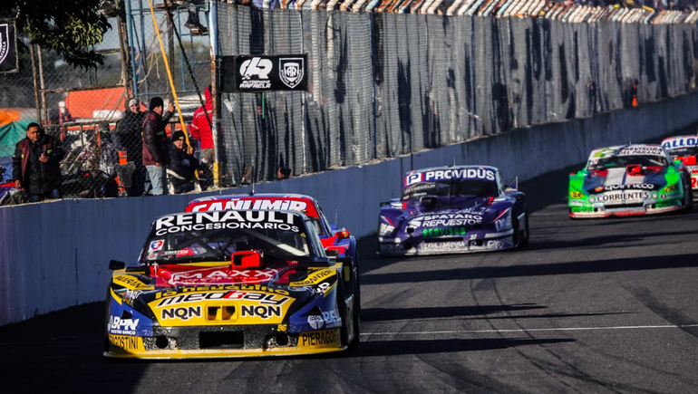 Benvenuti venía bien en la serie pero tuvo problemas con su auto.&nbsp;