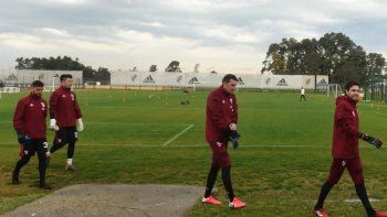 Los arqueros de River que estuvieron con el positivo. Los arqueros de River que estuvieron con el positivo.